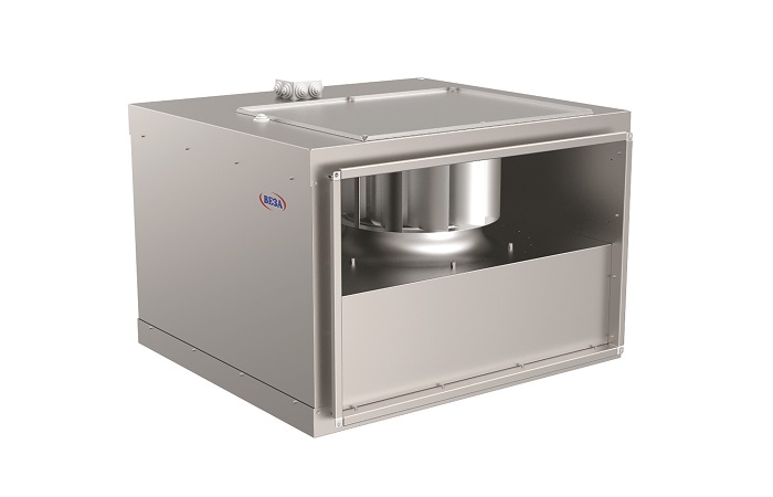 Вентилятор канальный прямоугольный с назад загнутыми лопатками КАНАЛ-ПКВ-Н-Ш (-RC)