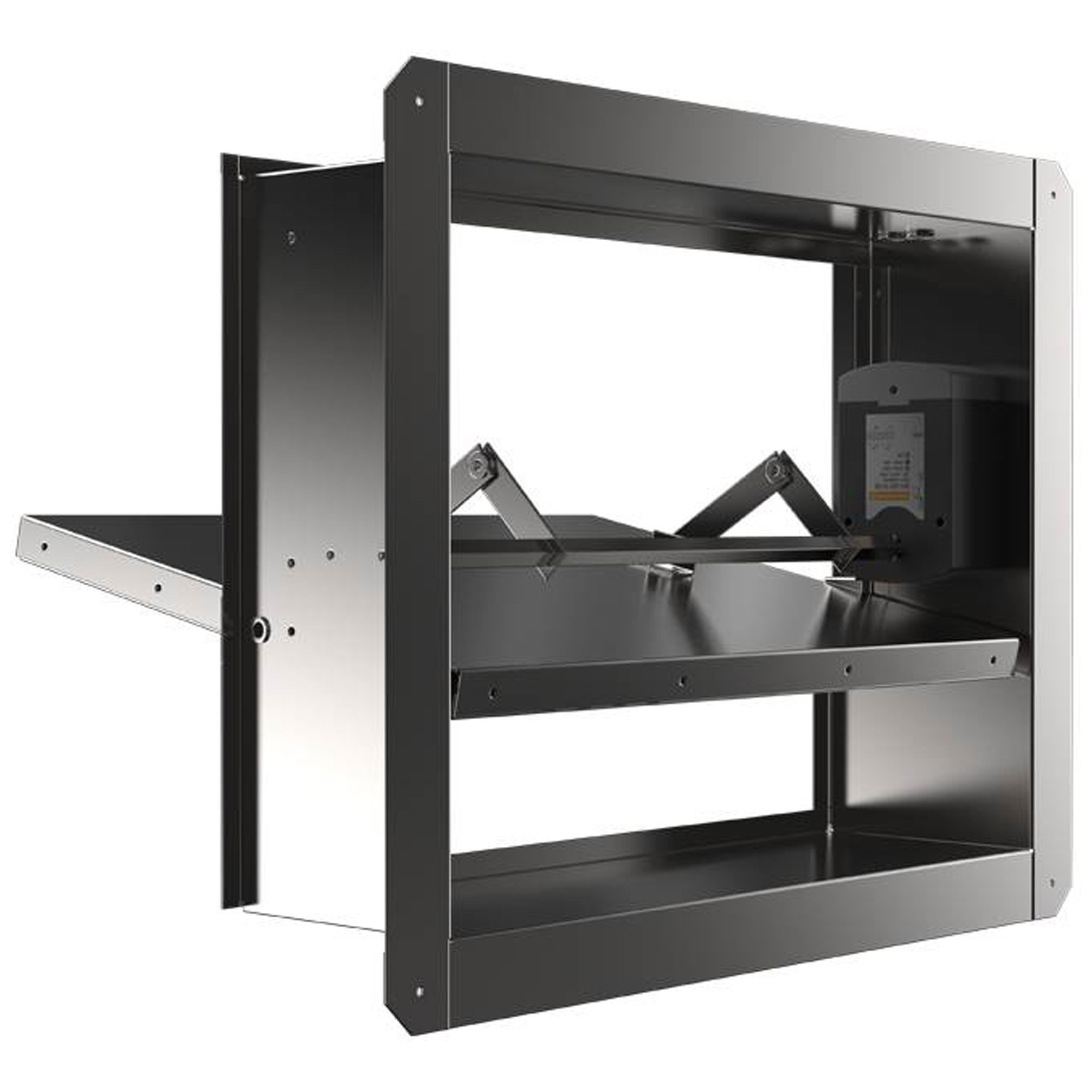 Клапан противопожарный SHUFT SHSD-120-O-1950_400-EM24-F1-IN-0-0, 1950×400 мм, EI 120