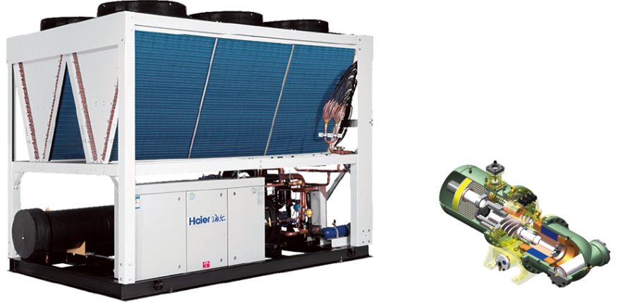 Винтовой чиллер Haier CI1330PANH с воздушным охлаждением