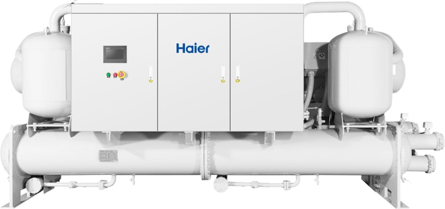 Винтовой чиллер Haier CIWP1600MFBEACANR с водяным охлаждением Винтовой чиллер Haier CIWP1600MFBEACANR с водяным охлаждением