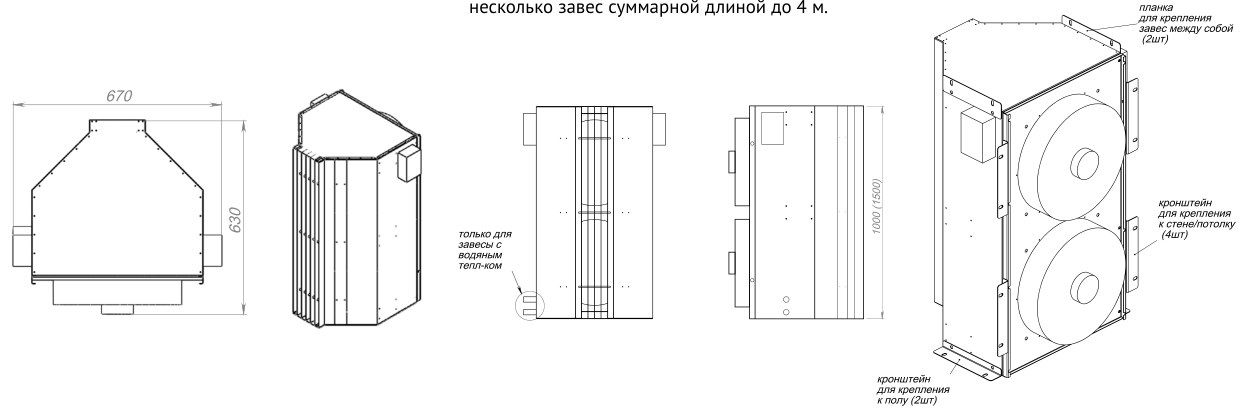 Воздушная завеса Supervent VL-200-E