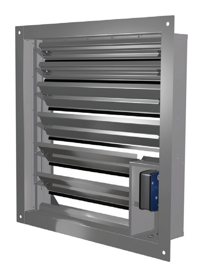 Клапан дымоудаления ДМУ-МС 900×300 многостворчатый