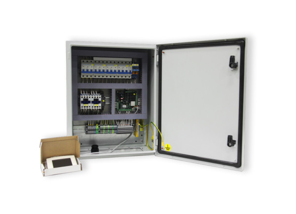 Щит управления с выносным пультом DMXGT/15кВт/V/Fi/HW/CW/CF/HE.4х32кВт/M-IP65